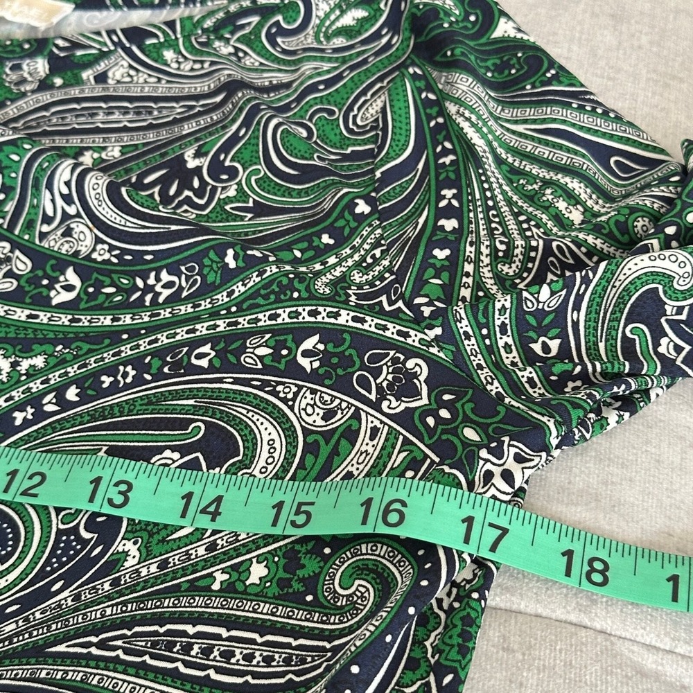 MICHAEL Michael Kors Dress Sz Small Paisley Mini Long‎ Sleeve Boho Hippie - Picture 9 of 13